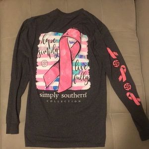 Simply Southern Breast Cancer Shirt